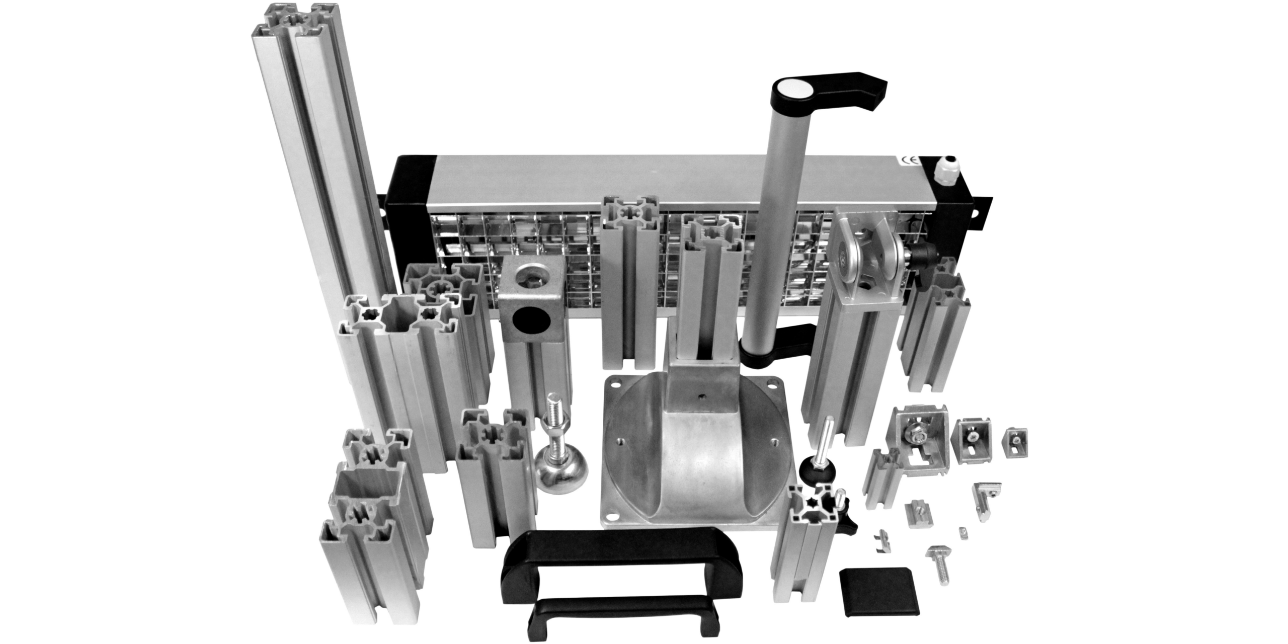 Aluminium profile system product overview