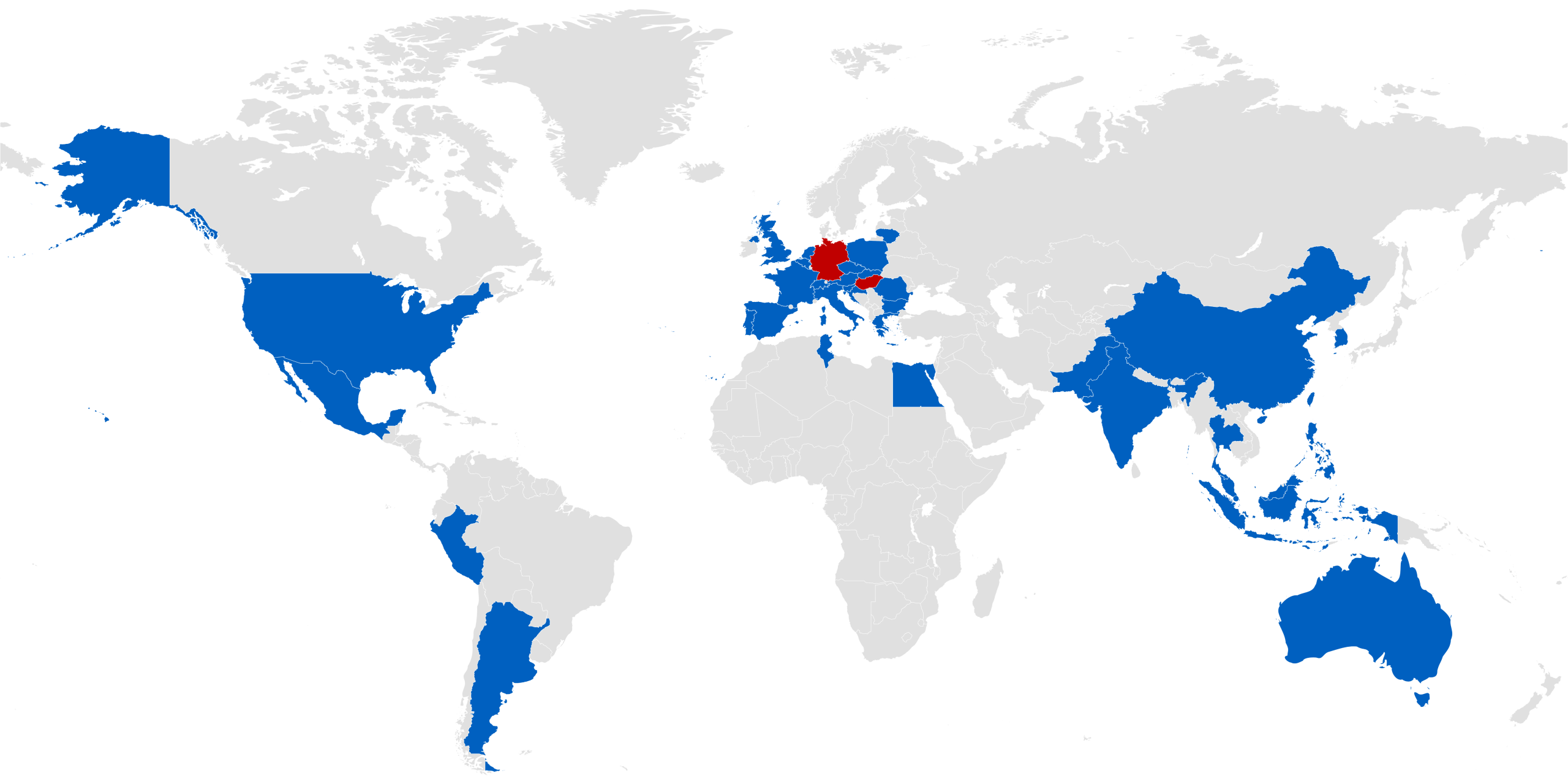Deutsche Hydraulik Sales & Procurement Network Map